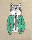 Hipster wolf Krepšys Hipster wolf Krepšys
